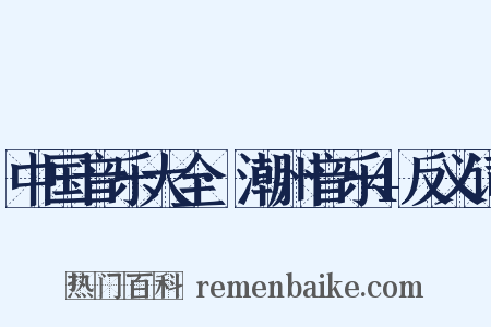 中国音乐大全·潮州音乐4反义词是什么意思的图片